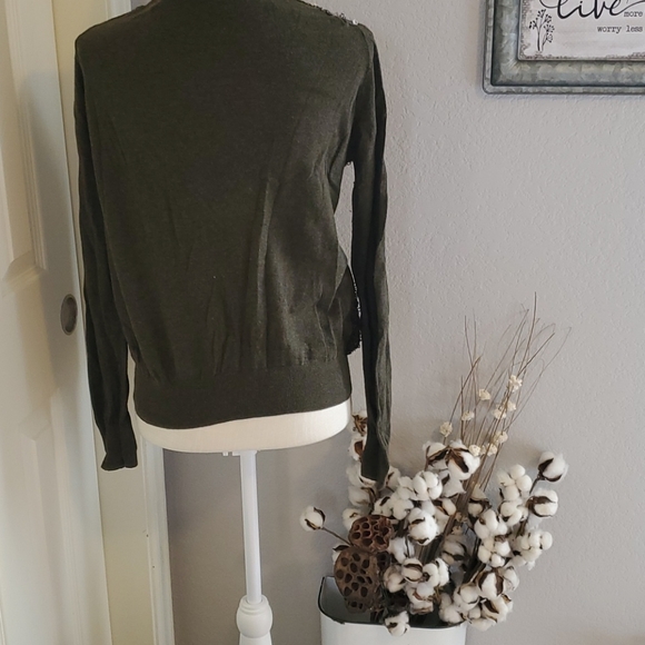 Button up cardigan with bling - Picture 3 of 5